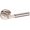 Lifetime Polished Nickel, variant on Baldwin PVRIDCRR260 Riddling Privacy Door Lever Set - Chrome