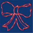 thumbnail image 1 of Vickerman X490542 A Mené le Décor Éclairé par une Fenêtre d'Arc avec des Lumières Rouges - 15 x 15 Po., 1 of 3