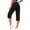 *Black, variant on VBVC Women's Button Fly Cargo Capri PantsLightweight Cropped Jogger Trousers For Women,Ladies Summer Outdoor Sweatpants with Multi Pockets,Beige,S-3XL