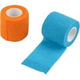 12 Pack Self Adherent Cohesive Wrap Bandages 2 Inches X 5 Yards, First