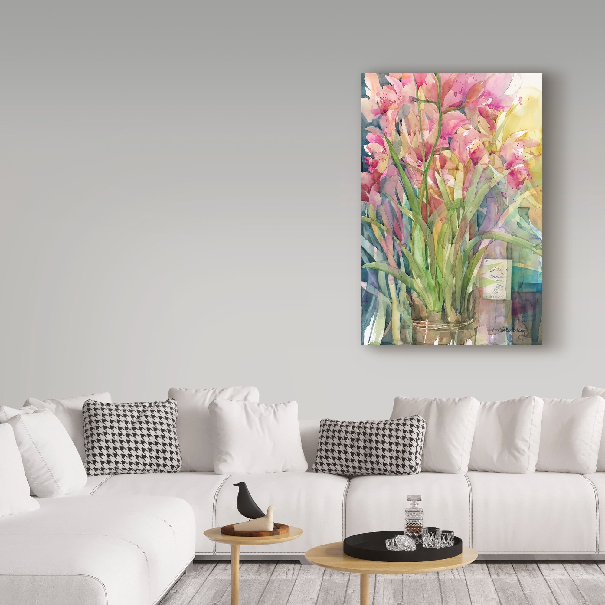 Annelein Beukenkamp 'Orchid Gathering' Canvas Art