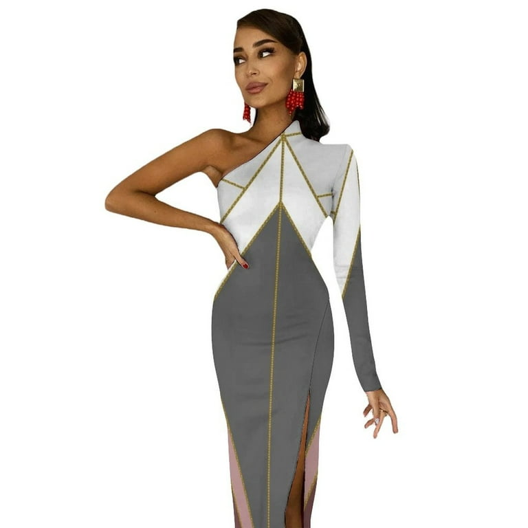 ART DECO G1 Half Dleeve Split Dress dresses for women luxury designer party  summer clothes for women - Walmart.com