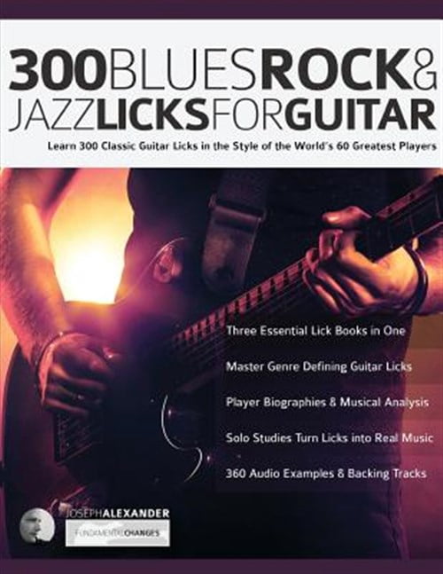 Pre-Owned Guitar Licks in the Style Of...: 300 Blues, Rock and Jazz Licks for Guitar: Learn 300 Classic Guitar Licks In The Style Of The World's 60 Greatest Players (Paperback)