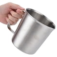 thumbnail image 3 of Stainless Steel Milk Frothing Cup With Scale For Home Coffee Shop - Measuring Cup 304 Stainless Steel, 3 of 8