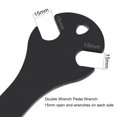thumbnail image 4 of Bike Pedal Wrench Extra Long Handle Pedal Spanner Double Wrench for MTB/Road Bike, 4 of 7