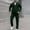 Dark Green, variant on Men's Tracksuits Sweatsuits for Men Sweat Track Suits 2 Piece Full-zip Long Sleeve Solid Track Jackets and Pants Casual Running Jogging Sport Suit Sets