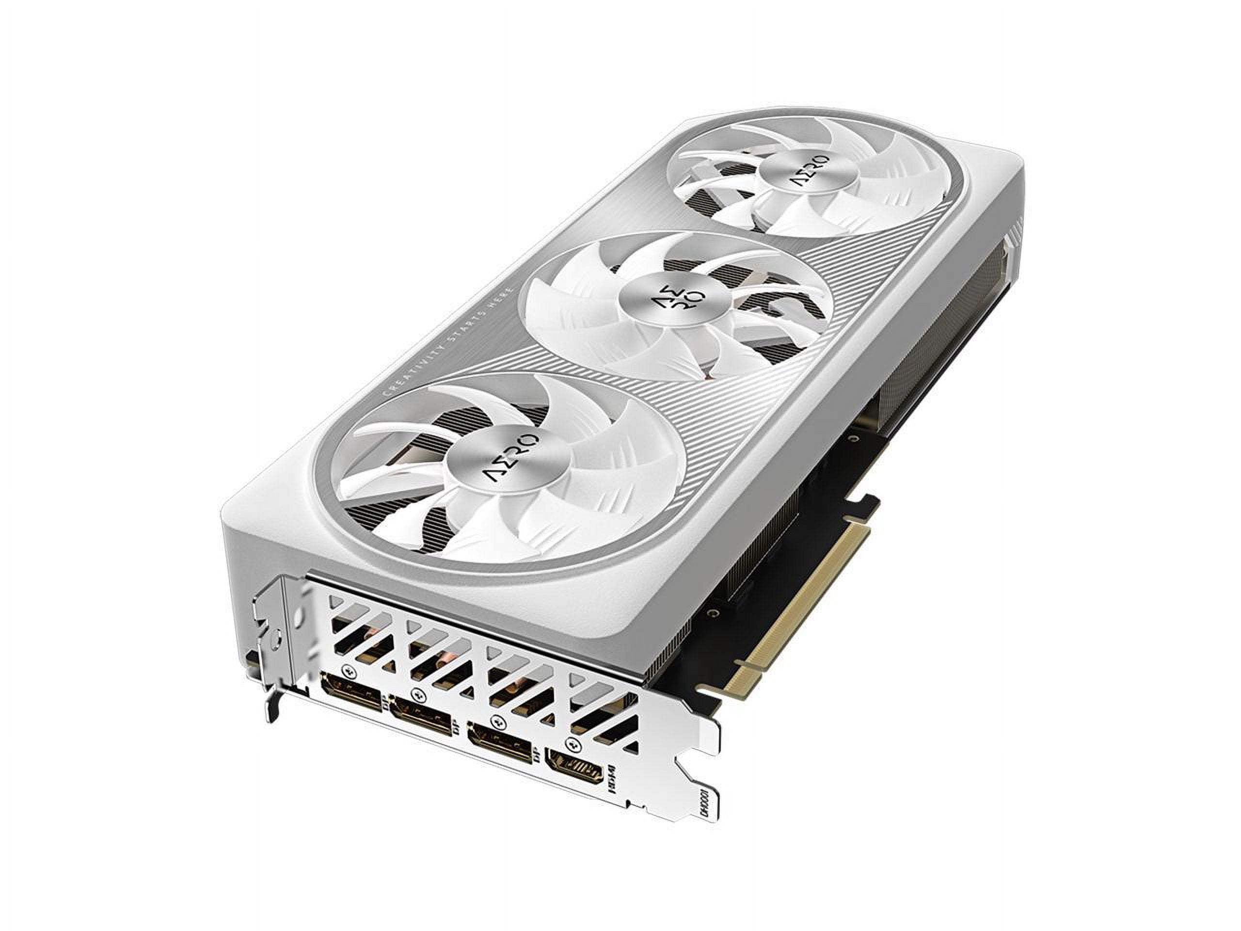 GIGABYTE GeForce RTX 4070 AERO OC V2 12G GPU, 3x Fans, 12GB GDDR6X