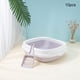 thumbnail image 1 of Bandeja para arena para gatos, gran espacio, resistencia a salpicaduras, lavabo para excrementos de gato semicerrado engrosado con pala para arena para gatos, 1 of 6