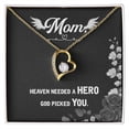 thumbnail image 1 of To Mom Remember Message Heaven Needed a Hero Forever Collier avec Carte Message, 1 of 7
