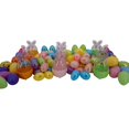 thumbnail image 4 of Mega 137 Pc Plastic Egg Hunt Bundle Fillable Easter Party Pack Iridescent Pastel Surprise 96-2in, 32-2.5in, 9-3.5in, 4 of 6