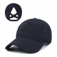 thumbnail image 2 of Gsakboxl Masters Hat Women Quick Drying Ponytail Baseball Cap, Breathable Summer Sport Sun Hat for Outdoor Activities and Travel, 2 of 7