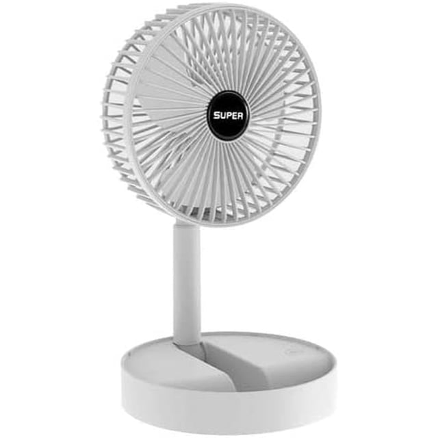 Mini Ventilador portátil Recargable de Mesa Practiksa RZ03022 3 Aspas potente