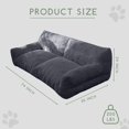 thumbnail image 2 of Cama para perros humanos HIGOGOGO, sofá gigante, tamaño XXXL, pana, gris, 2 of 8