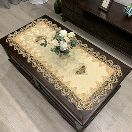 

Rectangle European Embroidered CoffeeTablecloth Western Tea Table Cloth