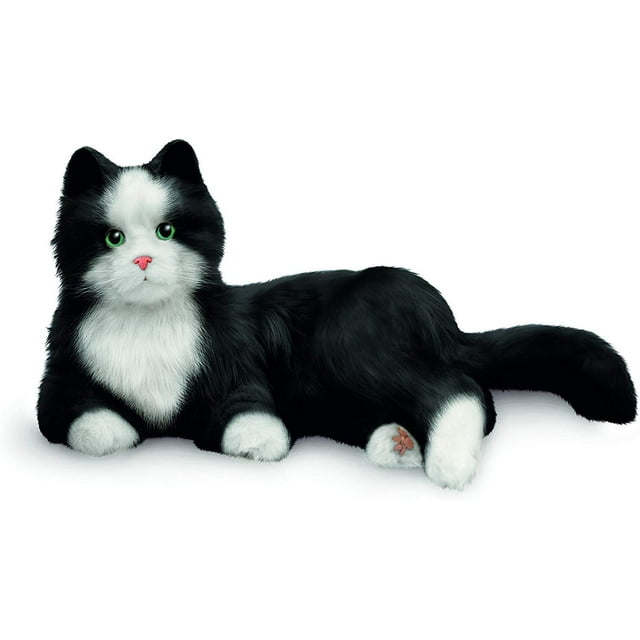 Joy For All - Gato Tuxedo blanco y negro - Mascotas de compañía interactivas - Realistas y realistas