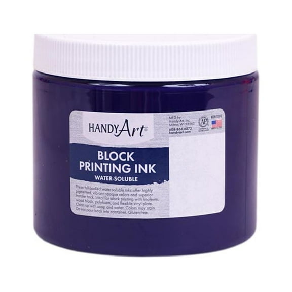 Handy Art Block Printing Ink 16 oz. Violet