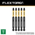 thumbnail image 2 of Juego de brocas DEWALT FLEXTORQ 5 piezas 3,5 cm para T25, 2 of 5