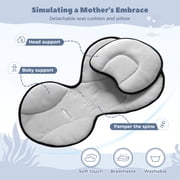Baby Swing for Infant, Caveen Electric Bluetooth Music Bouncer Rocker with 5 Sway Modes, 3 Timing, Removable Cushion, Black
