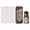 Gray black, variant on Drrntien Reusable Eyebrow Stamps Stencil Tool For Beginners 24pcs Waterproof Smudgeproof