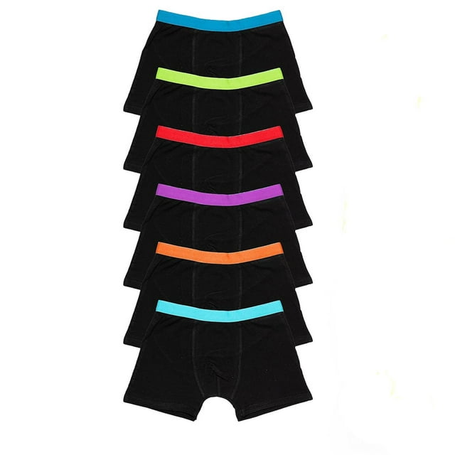 Keanu Boxeurs pour Garçons en Mélange de Coton (Lot de 6)