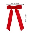 thumbnail image 3 of ELAYARD 3-Pack Red Hair Bows for Girls, Ribbon Bowknot Hair Clips Barrettes, Perfect Accessories for Toddlers, Teens, Xmas & Valentines, 3 of 7
