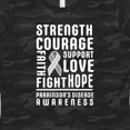 thumbnail image 4 of Inktastic Parkinson Disease Awareness Strength Courage and Support Women's T-Shirt, 4 of 5