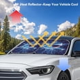 thumbnail image 4 of Binienty Foldable Sun Visor For Car Windshield Shark Lightning Sun Blocker Car Window Sunshade for Most Sedan Truck SUV Auto Interior Protector 2 Pack, 4 of 8