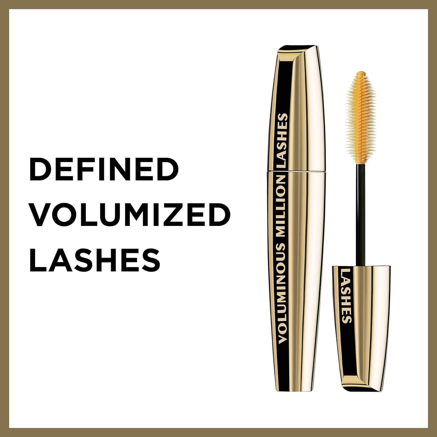 Mascara hydrofuge Voluminous® Million Lashes™ de L'Oréal Paris, Noir, 10 ml 10 ml