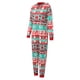 thumbnail image 4 of Pijamas de Navidad para la Familia Odeerbi Trajes A Juego Mujer Mamá Impreso Manga Larga O-Cuello Cremallera Mono ODB190178, 4 of 9
