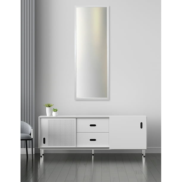 Espejo decorativo cuerpo completo color blanco vintage DII FRAME Espejo Decorativo EDFCC13723