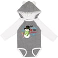 thumbnail image 3 of Inktastic Just Chillin' This Christmas Fun Snowman in Top Hat Boys or Girls Long Sleeve Baby Bodysuit, 3 of 5