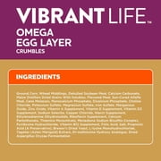 Vibrant Life Omega Egg Layer Crumble, 40 lb Bag