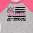 thumbnail image 4 of Inktastic Breast Cancer Awareness Pink Ribbons and Flag Boys or Girls Baby Bodysuit, 4 of 5