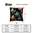 thumbnail image 5 of Arabic teapot Velvet Throw Pillow Inserts with Unique Patterns - Set of 2 - 16x16, 18x18, 20x20 inches for Throw Pillow Covers - Various Occasions, 5 of 6