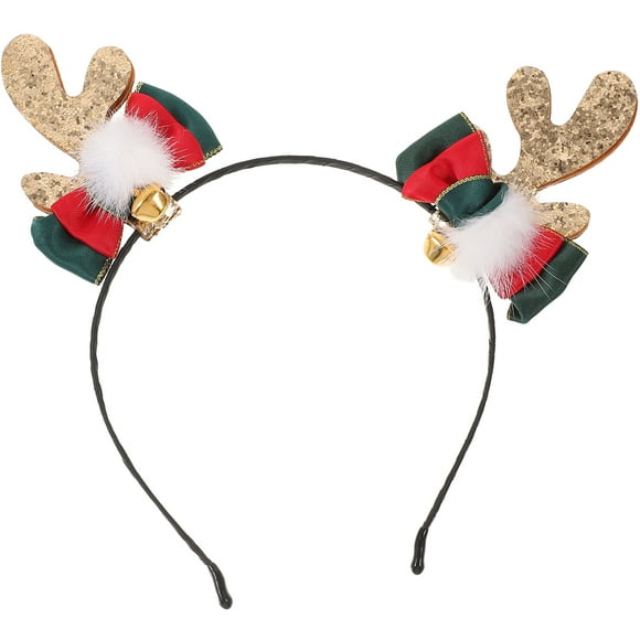 Christmas Headband Antler Hair Band Decorative Head Band Festival Headdress Xmas Party Supply