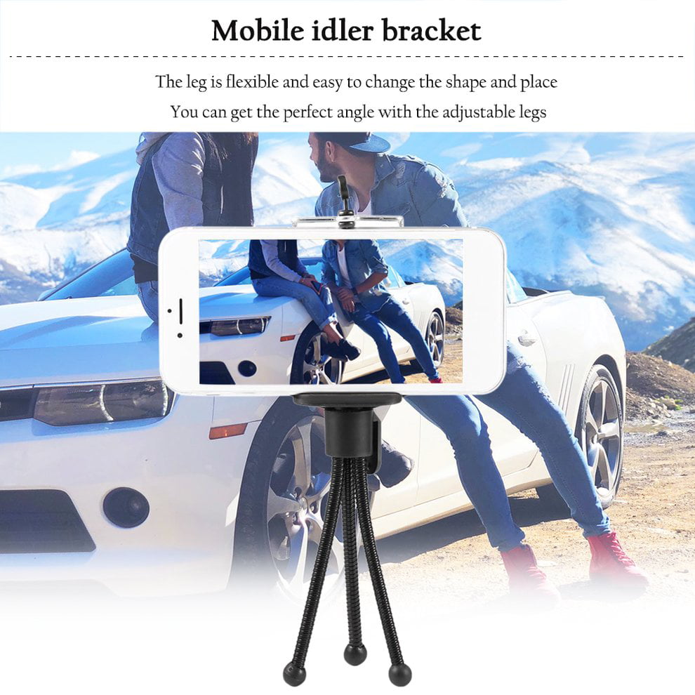 Universal Flexible Mini Portable Metal Tripod Stand Holder for Digital Camera Mini DV Projector Travel Accessory