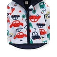 thumbnail image 7 of WIBACKER Toddler Polar Fleece Jacket Hooded Baby Boys Autumn Winter Long Sleeve Thick Warm Outerwear - Car, 7 of 7