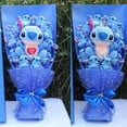 thumbnail image 4 of Muñeco de peluche de Lilo Stitch de dibujos animados, caja de regalo con ramo de rosas, muñecos de peluche suaves de Stitch, ramos de felpa para niños, regalos de cumpleaños, 4 of 4