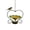 B, variant on Aodebiao Hanging Bird Bath for Outdoor, Dia Antique Copper Metal Bird Feeder Birdbath Bowl Mounted Black Chain Metal Yard Art Garden Decor
