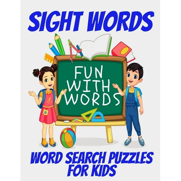 Sight Words Word Search Puzzles for Kids: Kids Word Find Puzzles with High Frquency Words - Fun Activity Book for Boosti, (Paperback)