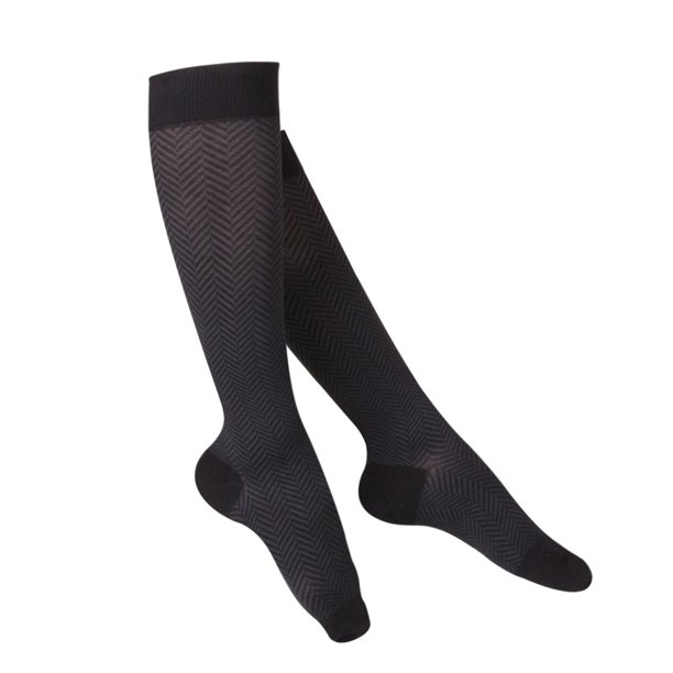 Touch Women's Knee High Compression Socks, 1520 mmHg, Black