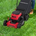 thumbnail image 3 of Electric Lawn Mower, PowerSmart 40V 17'' Push Lawn Mower, 3-in-1 Cordless Lawn Mower Battery Powered, Walk-Behind Lawn Mower with Charger, 5 Height Adjustable, Foldable for Small Space, RD, 3 of 8