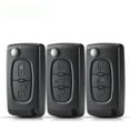 thumbnail image 2 of Remote key Case for Peugeot 207 307 308 407 607 807 For Citroen C2 C3 C4 C5 C6 Flip Folding Car Key shell 2/3/4 Buttons, 2 of 9