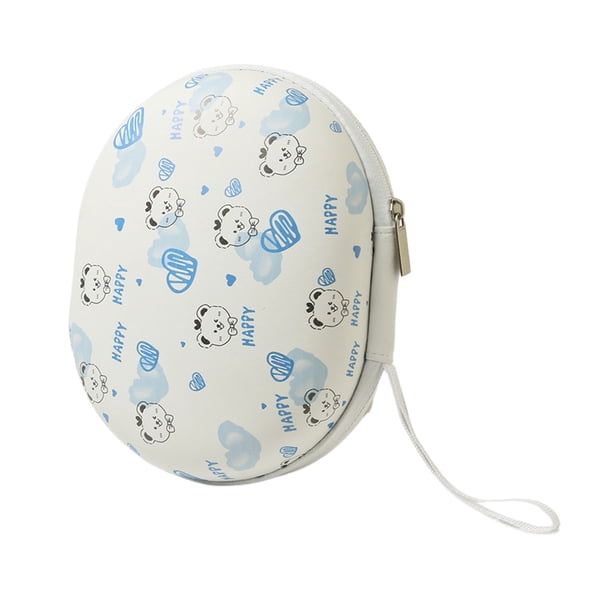 Bolsa de almacenamiento duradera sweethay para auriculares con cremallera color azul