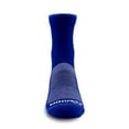 thumbnail image 3 of USA Made - Running Mini Crew Socks - Merino Wool Micro Cushion - Moisture Wicking Running Sock - Blue - Large, 3 of 5