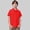Red, variant on AWZXDE Kids Boys Girls Short Sleeve Shirt Summer Casual Solid Gentleman Polo Holiday Shirts Fashion Collar Casual Tee Top Light Pink,6-7 Years