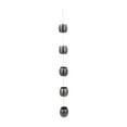 thumbnail image 5 of Garden Rain Chains 1M Bird Bath Aluminum Rain Collectors Cups Water Bottom Chain plum bossom, 5 of 8