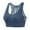 H139-Navy, variant on VFRGHD Sports Bras For Women Racerback Workout Crop Tank Top Breathable Running Sports Fitness Yoga Tops With Built In Pads Soft T-Shirt Bras