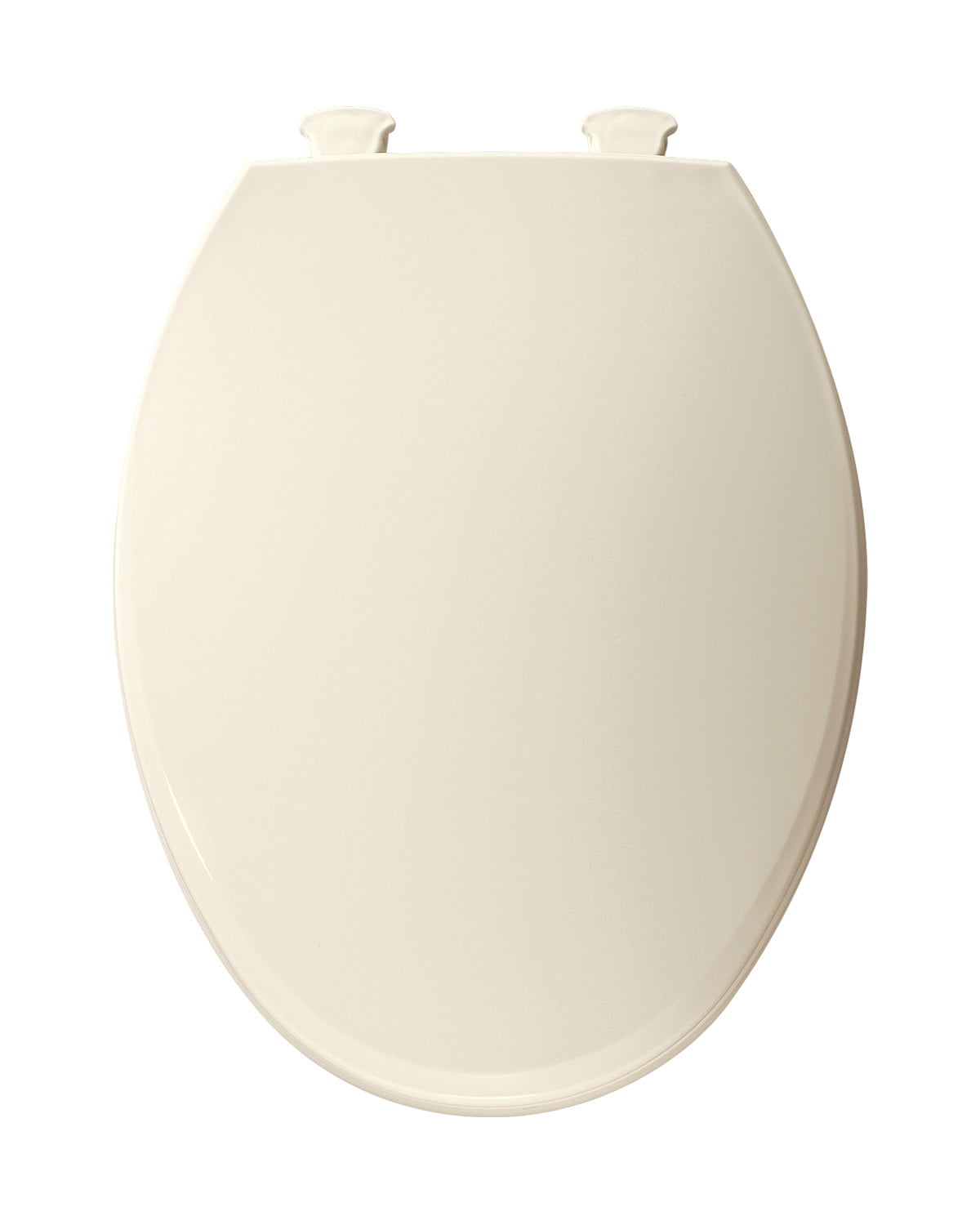 Bemis 1800Ec 000 Plastic Toilet Seat With Easy Clean  Change Hinges Elongated, 