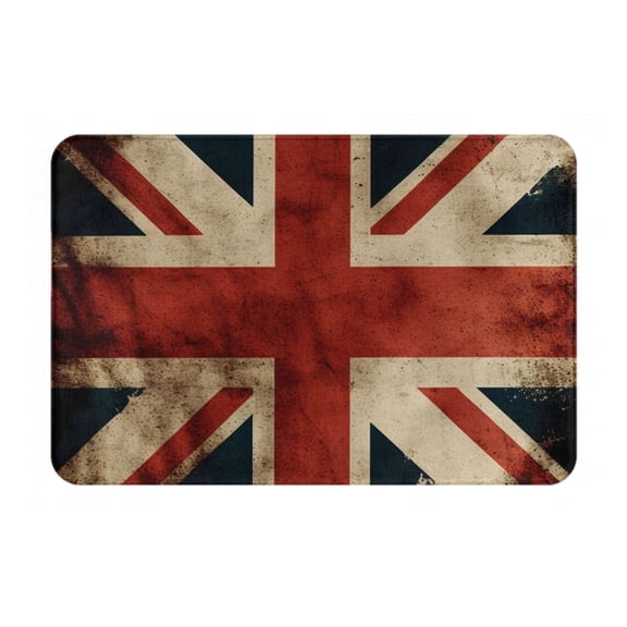 Union Jack Flag Vintage UK Doormat Non Slip Front Door Bathroom Bath Mats Entryway Rug 23.6x15.7 Inch Indoor Door Carpet